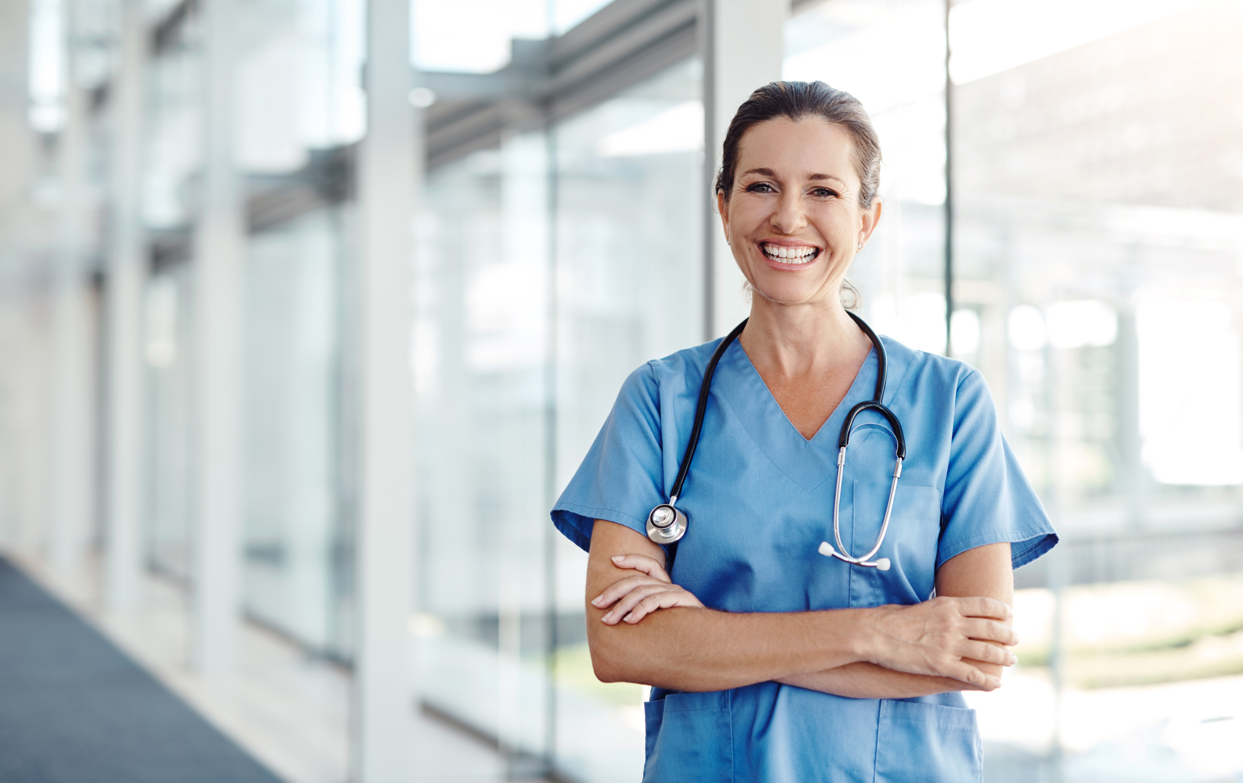 Portrayal of a Capella University online nursing student in a healthcare facility