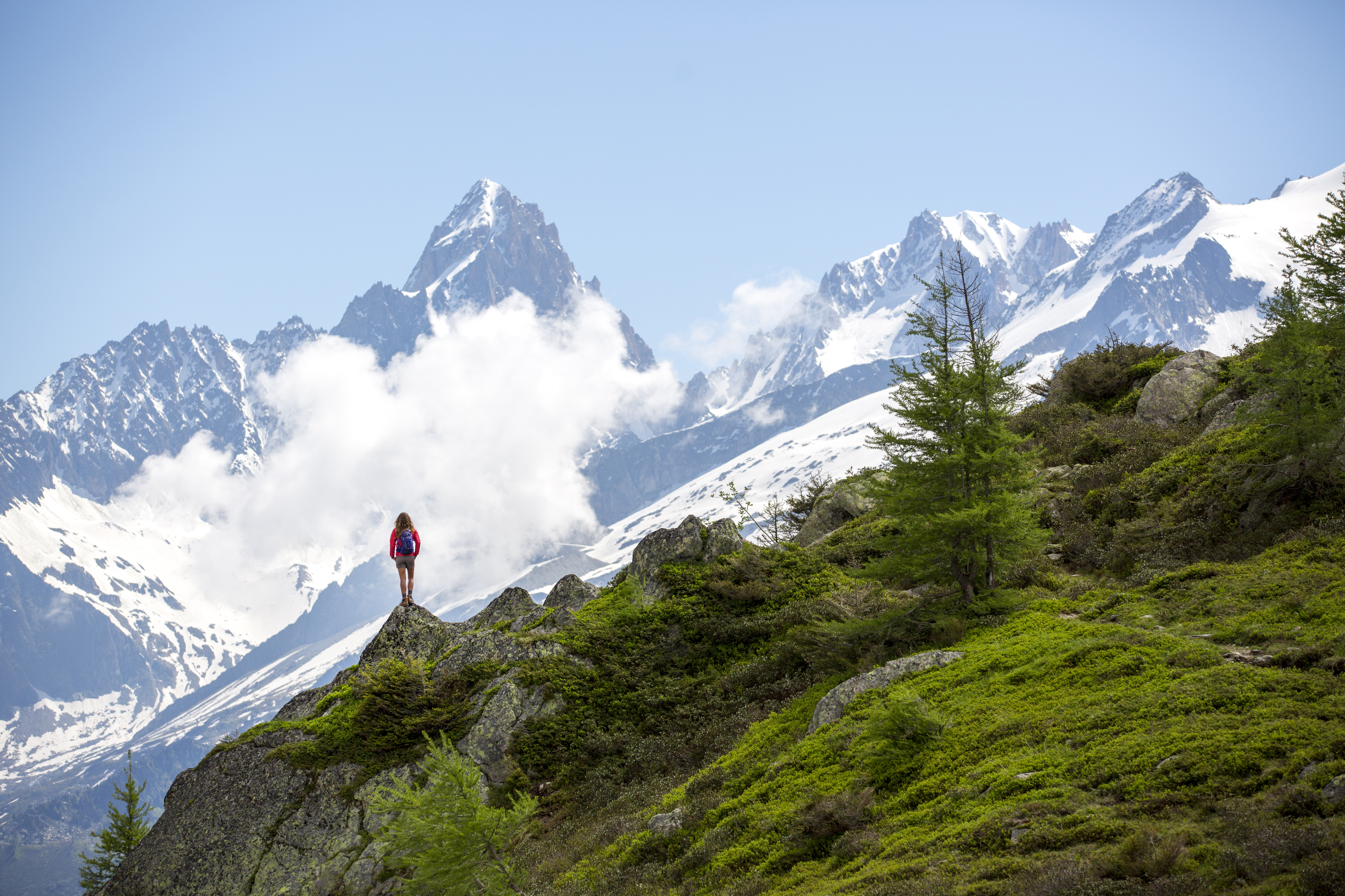 Portrayal of Capella student who hiked to increase mental health awareness.