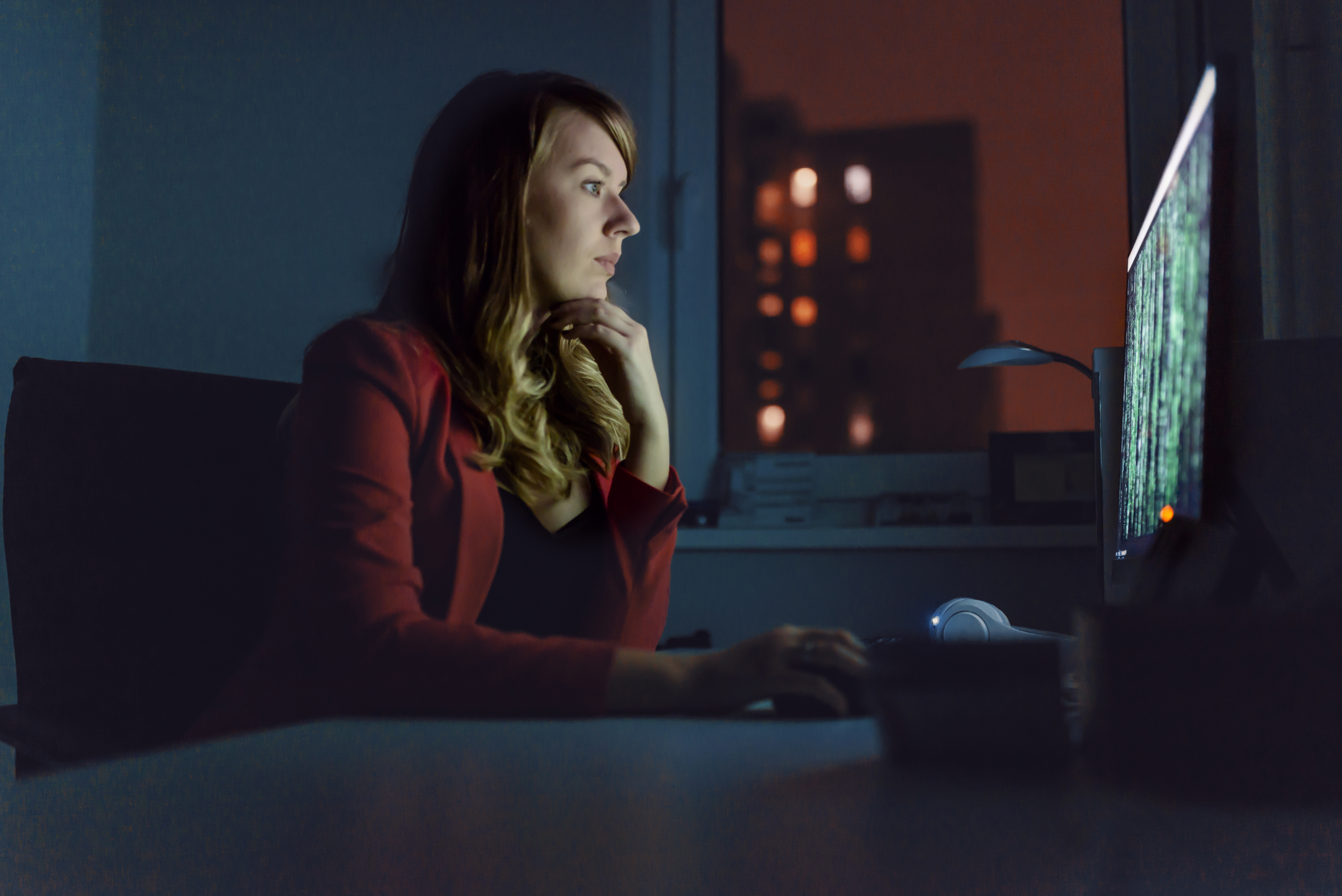 Portrayal of Capella cybersecurity student.